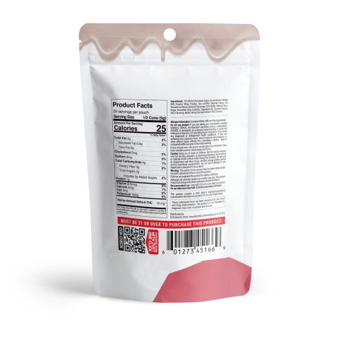 Chill Plus - Delta 9 Waffle Cones - Strawberry White Chocolate - 240MG - Thumbnail 8