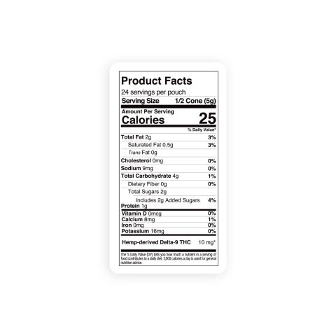 20mg Dark Chocolate Waffle Cones - Delta 9 - Thumbnail 9