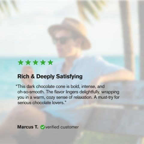 Chill Plus - Delta 9 Waffle Cones - Dark Chocolate - 240MG - Thumbnail 7