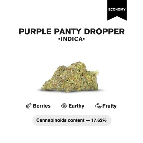 Purple Panty Dropper Flower - THCA - Indica - Thumbnail 3