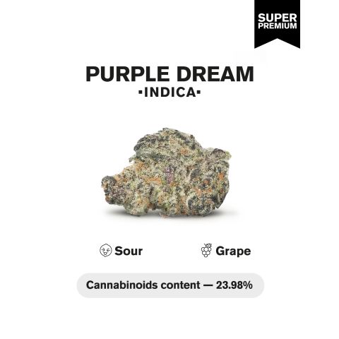 Purple Dream Flower - THCA - Indica - Thumbnail 3