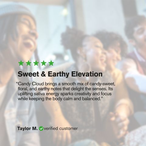 Candy Clouds Flower - THCA - Hybrid - Thumbnail 6