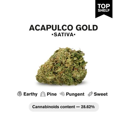 Acapulco Gold Flower - THCA - Sativa - Thumbnail 3