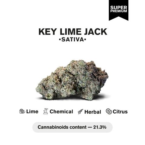 Key Lime Jack Flower - THCA - Hybrid - Thumbnail 3