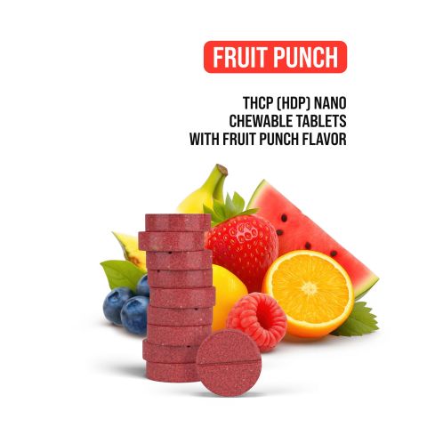 25mg THCP Nano Tablets - Fruit Punch - Chill Plus - Thumbnail 4
