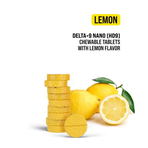 25mg D9 Nano Tablets - Lemon - Chill Plus - Thumbnail 4