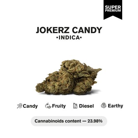 Jokerz Candy Flower - THCA - Hybrid - Thumbnail 3