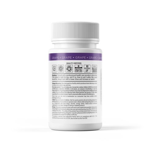 25mg Broad Spectrum CBD Tablets - Grape - Thumbnail 9