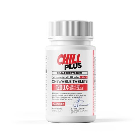 20mg D8 & CBD Isolate Tablets - Mixed Berry - Thumbnail 3