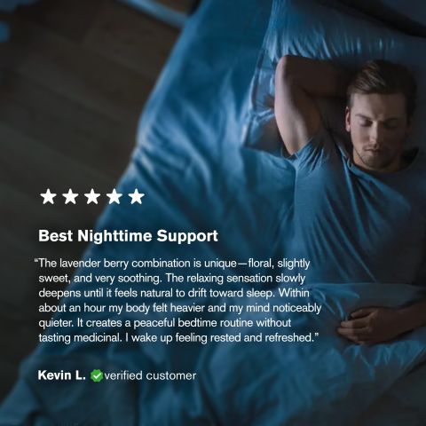 1,680mg Broad Spectrum CBD, CBN, Melatonin Tablets - Lavender Berry - Thumbnail 8