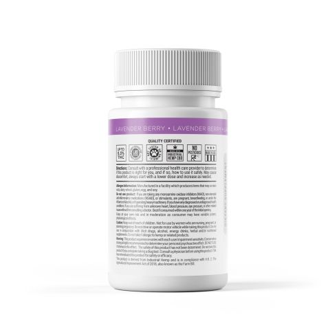 31mg Full Spectrum CBD, CBN, Melatonin Tablets - Lavender Berry - Thumbnail 9