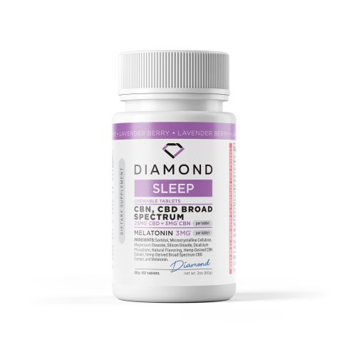 31mg Full Spectrum CBD, CBN, Melatonin Tablets - Lavender Berry - Thumbnail 3