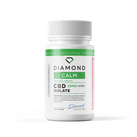 25mg CBD Isolate Tablets - Green Apple - Thumbnail 3