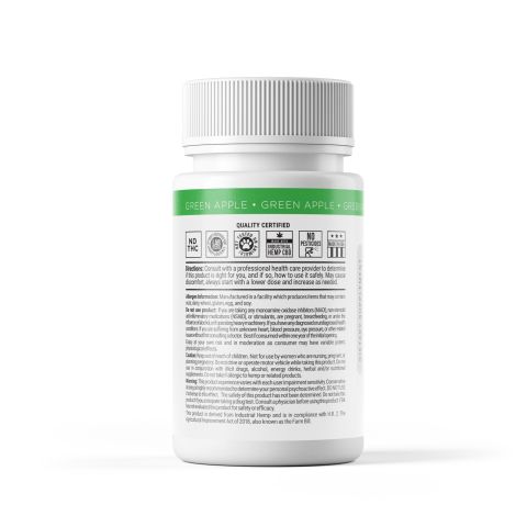 25mg CBD Isolate Tablets - Green Apple - Thumbnail 9