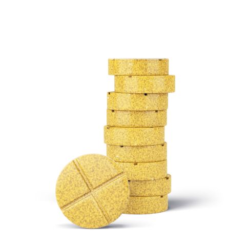 25mg D8 & CBD Isolate Tablets - Pineapple - 60ct - Thumbnail 1