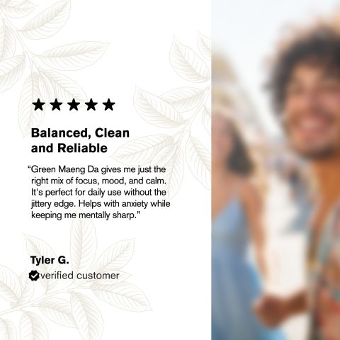100g Kratom Powder - Green Maeng Da - Chill Plus - Thumbnail 6