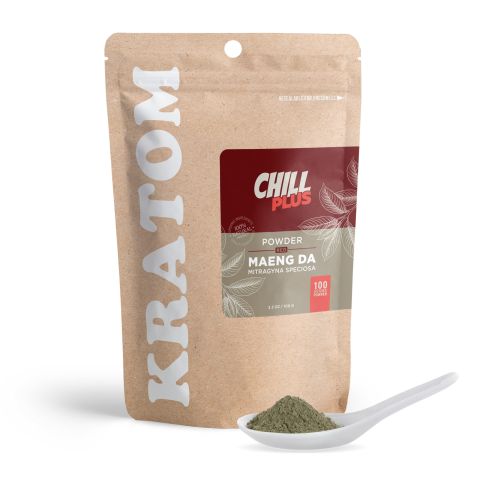 100g Kratom Powder - Red Maeng Da - Chill Plus - Thumbnail 1