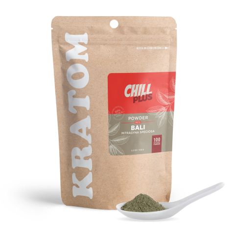 100g Kratom Powder - Red Bali - Chill Plus - Thumbnail 1