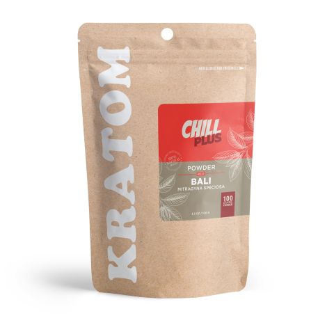 100g Kratom Powder - Red Bali - Chill Plus - Thumbnail 2