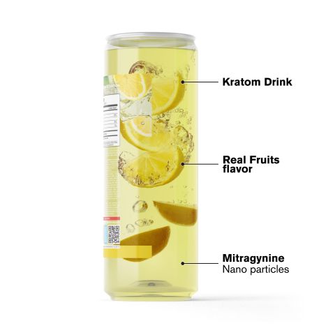 50g Mitragynine & Kratom Nano Lemonade - Lemonade - Fresh - Thumbnail 3