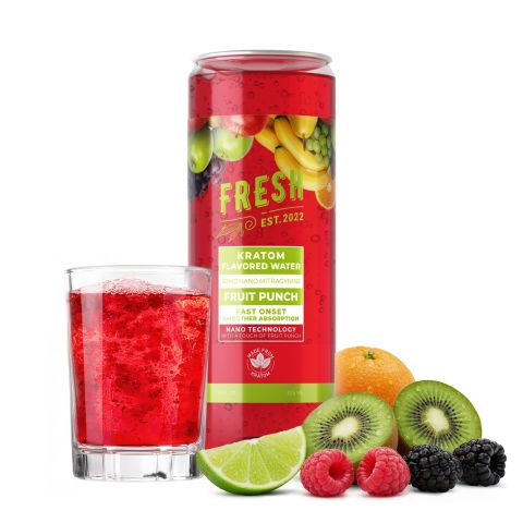 Fresh Fruit Punch Drink - Mitragynine & Kratom Nano - Thumbnail 2
