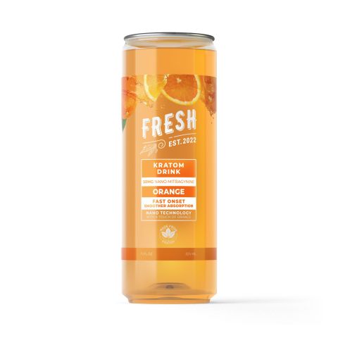50mg Kratom Nano Electrolyte Drink - Orange - Fresh - Thumbnail 1
