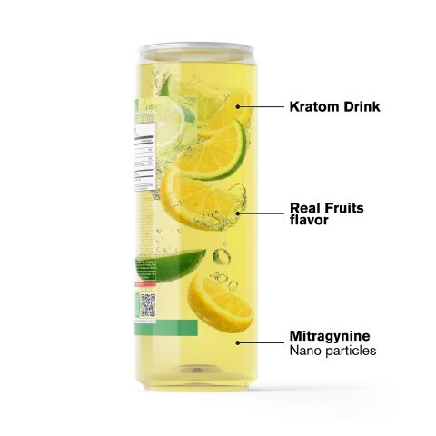 50mg Kratom Nano Electrolyte Drink - Lemon Lime - Fresh - Thumbnail 3