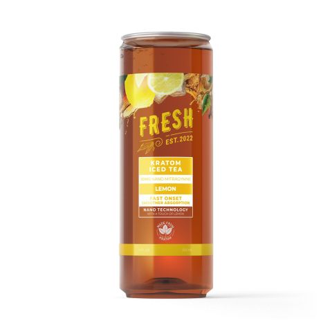 50mg Kratom Nano Iced Tea - Lemon - Fresh - Thumbnail 1