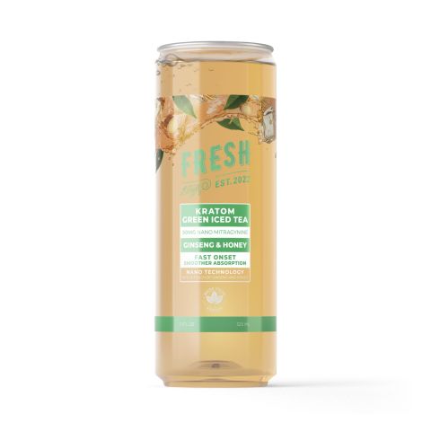 50g Mitragynine, Kratom, Nano Iced Tea - Ginseng & Honey - Fresh - Thumbnail 1