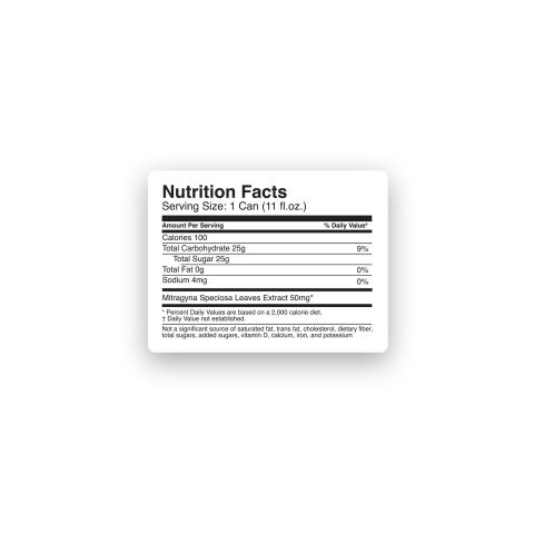 Fresh Kratom Drink - Mitragynine Nano - 50g - Thumbnail 8