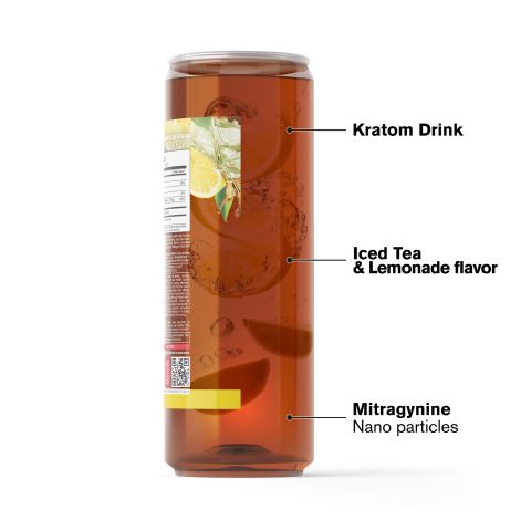 50mg Mitragynine & Kratom Nano Iced Tea - Iced Tea & Lemonade - Thumbnail 3