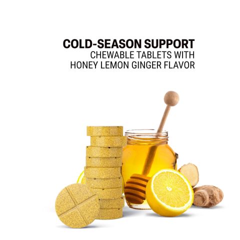 500mg - Cold Season Support - Honey Ginger Lemon - Mood Tablets - Thumbnail 4