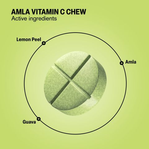 500mg - Amla Vitamin C - Lemon-Guava - Mood Tablets - Thumbnail 5