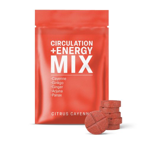 500mg - Circulation + Energy - Citrus Cayenne - Mood Tablets - Thumbnail 2