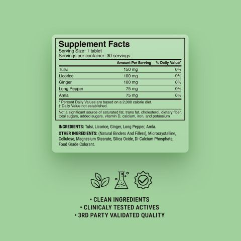 500mg - Lung Cleanse - Peppermint Honey - Mood Tablets - Thumbnail 9
