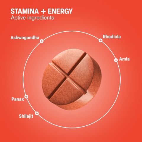 500mg - Stamina + Energy - Citrus Pomegranate - Mood Tablets - Thumbnail 5