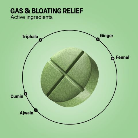 500mg - Gas & Bloating Relief - Lemon Mint - Mood Tablets - Thumbnail 5