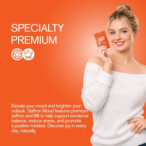 500mg - Saffron Mood - Orange Vanilla - Mood Tablets - Thumbnail 6