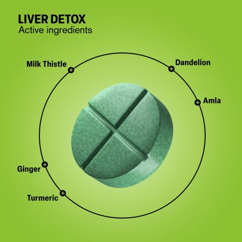 500mg - Liver Detox - Live Mint - Mood Tablets - Thumbnail 5