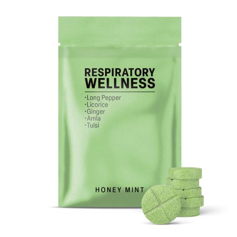 500mg - Respiratory Wellness - Honey Mint - Mood Tablets - Thumbnail 2