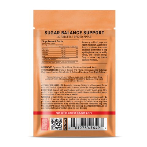 500mg - Sugar Balance Support - Spiced Apple - Mood Tablets - Thumbnail 8