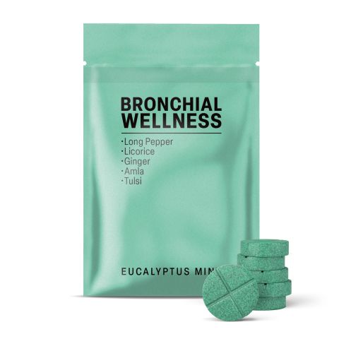 500mg - Bronchial Wellness - Eucalyptus Mint - Mood Tablets - Thumbnail 2