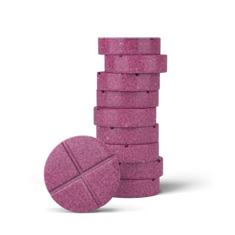 500mg - Fruit + Herb Immunity - Pomegranate Berry - Mood Tablets - Thumbnail 1