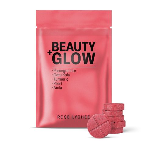 500mg - Beauty + Glow - Rose Lychee - Mood Tablets - Thumbnail 2