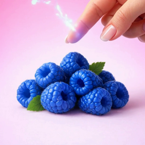 100mg Delta 8 Gummies - Sour Blue Raspberry Rings - Video Thumbnail 1