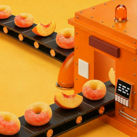 100mg Delta 8 Gummies - Peach Sour Rings - Video Thumbnail 1