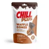 100mg D8, THCP Waffle Cones - Milk Chocolate